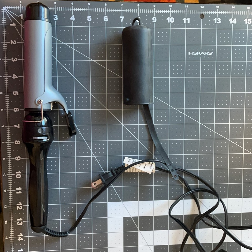 2” curling iron.